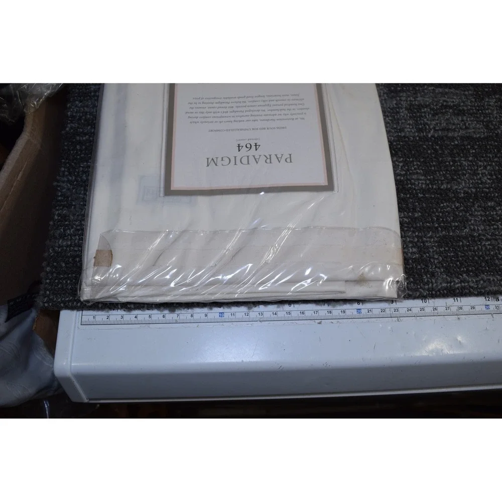 NEW Restoration Hardware RH Paradigm 464 White EURO Sham Pillowcase Italy